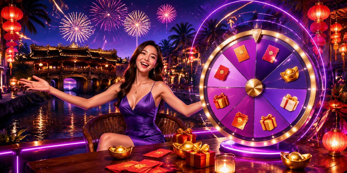 Bàn roulette casino phong cách Hội An với không gian cà phê Việt Nam