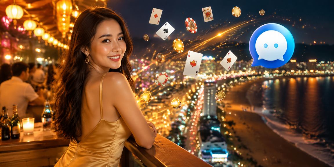 Buổi tối tại chợ đêm Nha Trang, người dùng kiểm tra kết quả xổ số trên 18bet